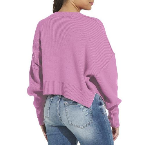 Women's Double Zero Drop Shoulder Pullover Sweater - Primary Image