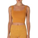 Women's NikiBiki Chevron Ribbed Crop Tank Top - Thumbnail 1 of 3