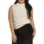 Women's Gilli Rib Trim Sleeveless Turtleneck Pullover Sweater - Thumbnail 1 of 3