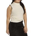 Women's Gilli Rib Trim Sleeveless Turtleneck Pullover Sweater - Thumbnail 2 of 3