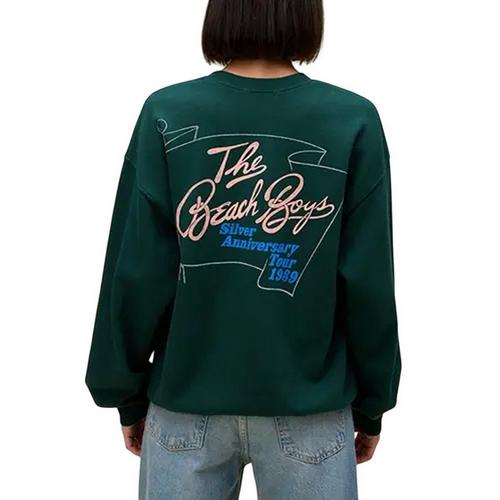 Women's Day Dreamer The Beach Boys Silver Anniversary BF Long Sleeve Oversized Shirt - Primary Image