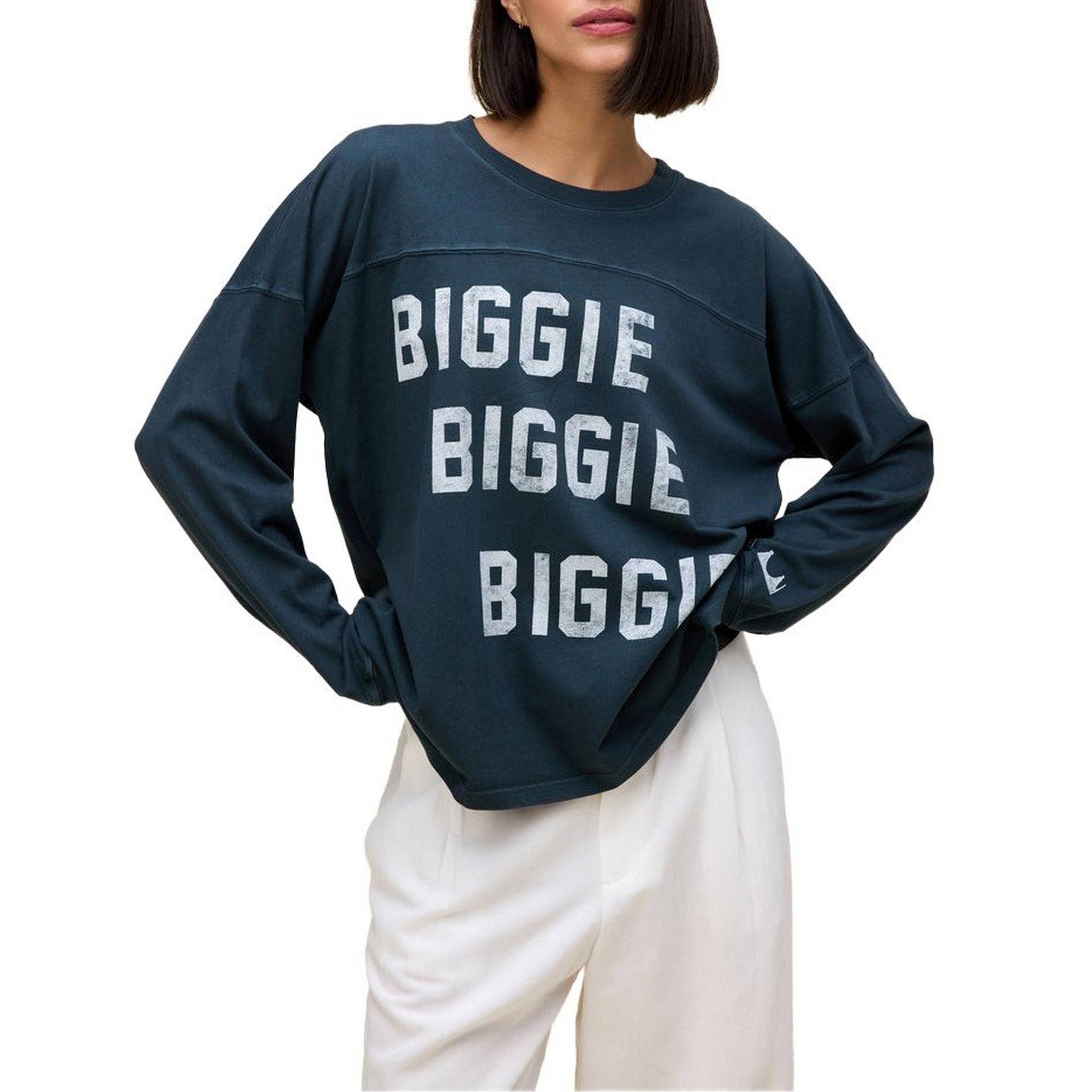 Women's Day Dreamer The Notorious B.I.G. Biggie Biggie Biggie Varsity Long Sleeve T-Shirt