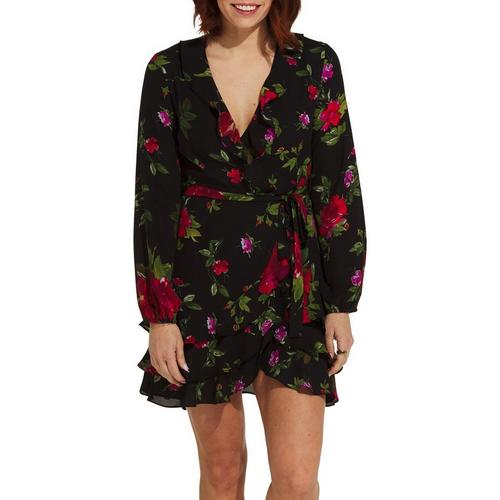 Women's DRESS FORUM Sweet Talk Long Sleeve Wrap Dress - Primary Image