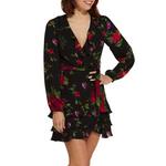 Women's DRESS FORUM Sweet Talk Long Sleeve Wrap Dress - Thumbnail 2 of 3