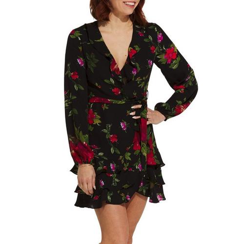 Women's DRESS FORUM Sweet Talk Long Sleeve Wrap Dress - Primary Image