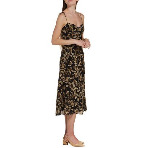 Women's DRESS FORUM Floral Sweetheart Midi Dress - Primary Image