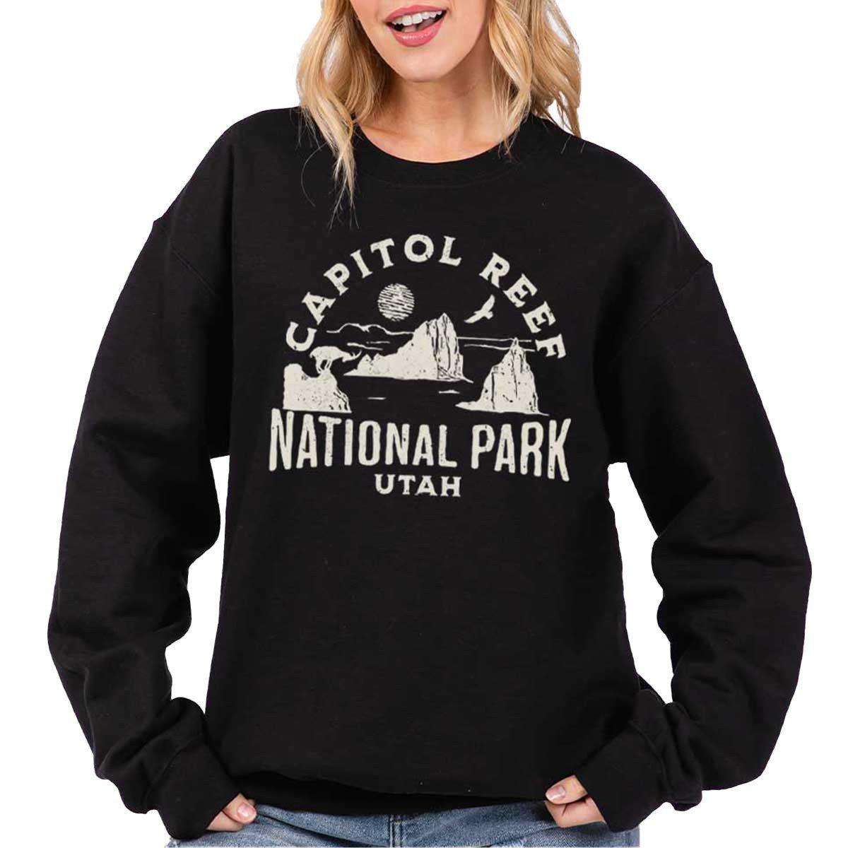 Women's A. Blush Capitol Reef National Park Utah Crewneck Sweatshirt