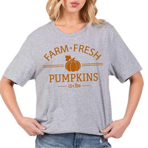 Women's Blume & Co Farm Fresh Pumpkins T-Shirt - Primary Image