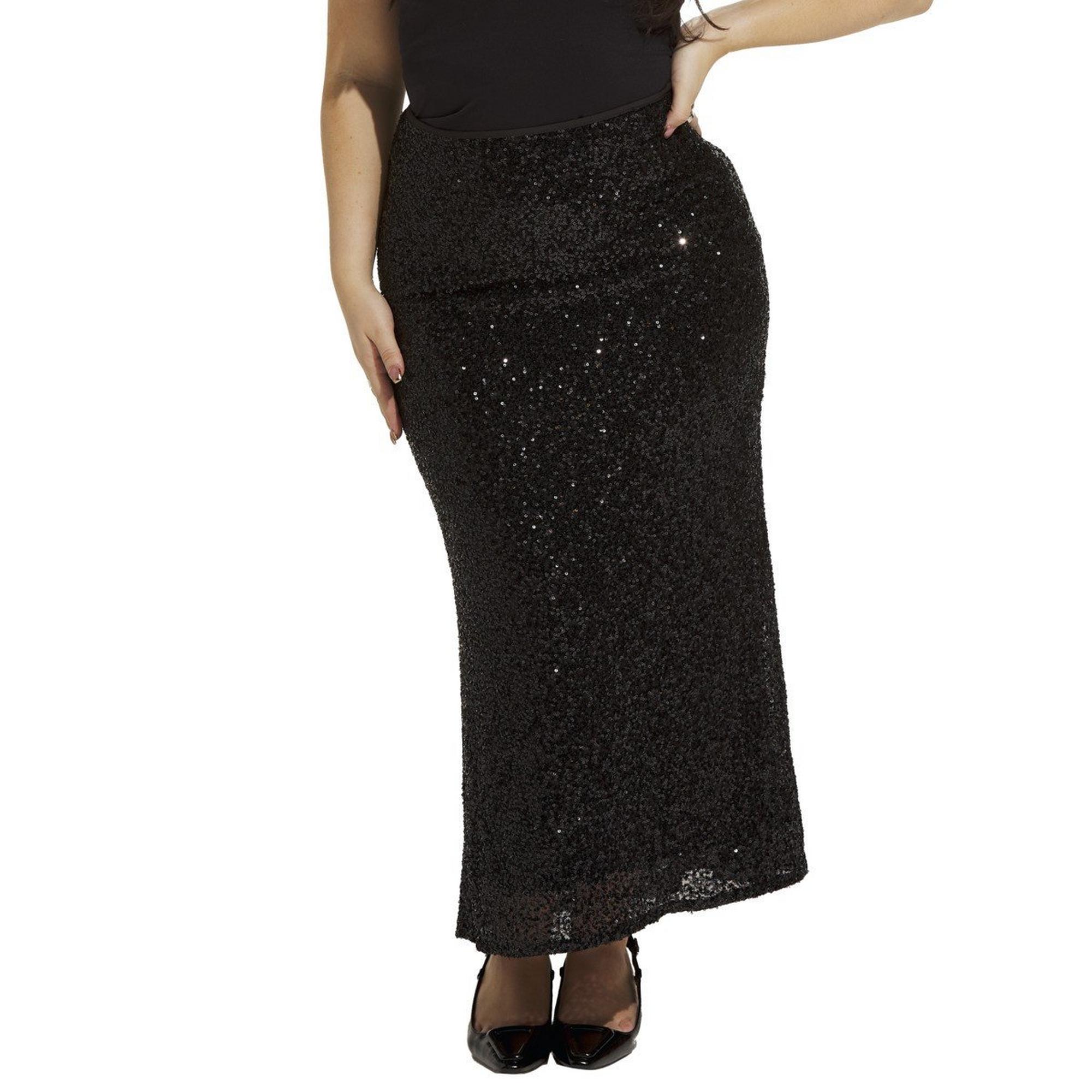 Women's Le Lis Sequin Midi Skirt