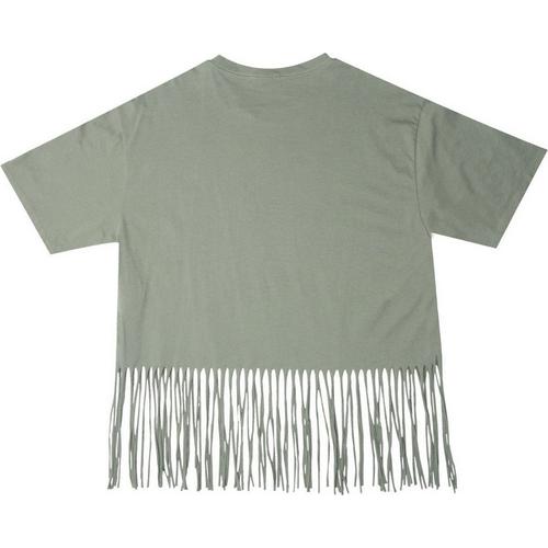 Women's Zutter Cowboy Boot Fringe T-Shirt - Primary Image