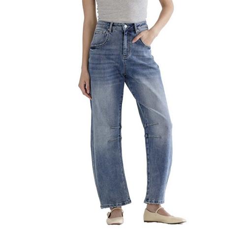 Women's Mica Denim Relaxed Fit Barrel Jeans - Primary Image
