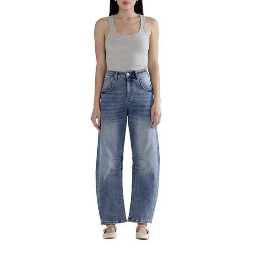 Women's Mica Denim Relaxed Fit Barrel Jeans - Primary Image