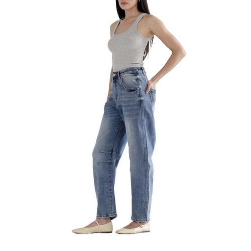 Women's Mica Denim Relaxed Fit Barrel Jeans - Primary Image