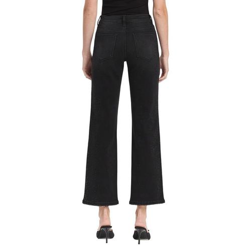 Women's Vervet Comfort Rinestone Slim Fit Wide Leg Jeans - Primary Image