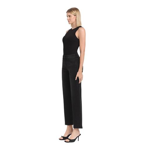 Women's Vervet Comfort Rinestone Slim Fit Wide Leg Jeans - Primary Image