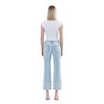 Women's Vervet Wowed Cuffed Hem Capri Straight Cropped Jeans - Thumbnail 4 of 4