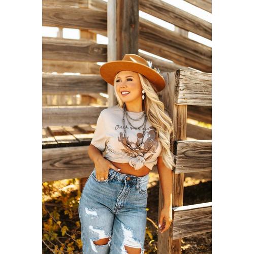 Women's Wild Junkie Check Your Ego Amigo T-Shirt - Primary Image