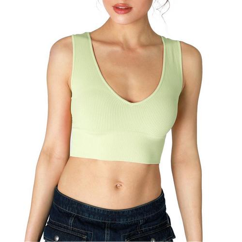 Women's NikiBiki Plunge Crop Tank Top - Primary Image