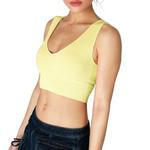 Women's NikiBiki Plunge Crop Tank Top - Thumbnail 1 of 2