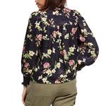 Women's DRESS FORUM Ruffle Neck Long Sleeve Notch Neck Blouse - Thumbnail 3 of 3