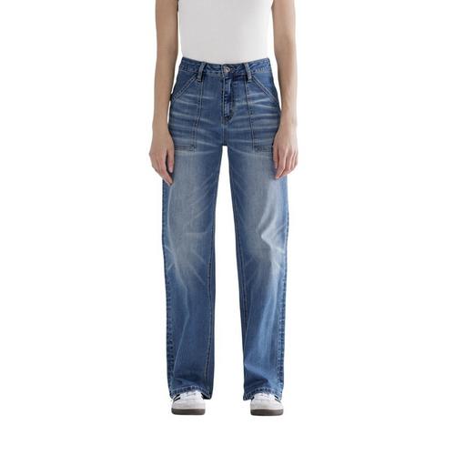 Women's Mica Denim Utility Straight Jeans - Primary Image