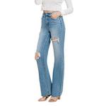 Women's Vervet Satisfying Straight Jeans - Thumbnail 3 of 4