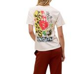 Women's Day Dreamer Janis Joplin Scrapbook Art Boyfriend T-Shirt - Thumbnail 2 of 4