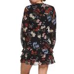 Women's DRESS FORUM Ruffle Surplus Long Sleeve Wrap Dress - Thumbnail 3 of 3