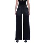 Women's Vervet Silver Dome Nail Head Detail Wide Leg Jeans - Thumbnail 3 of 4