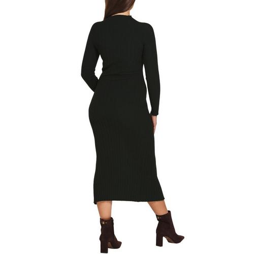 compression bodycon dress Women'S off Shoulder Long Sleeves Bodycon Sweater Dress Sexy Knit Slim –  Belle Diosa main image 1