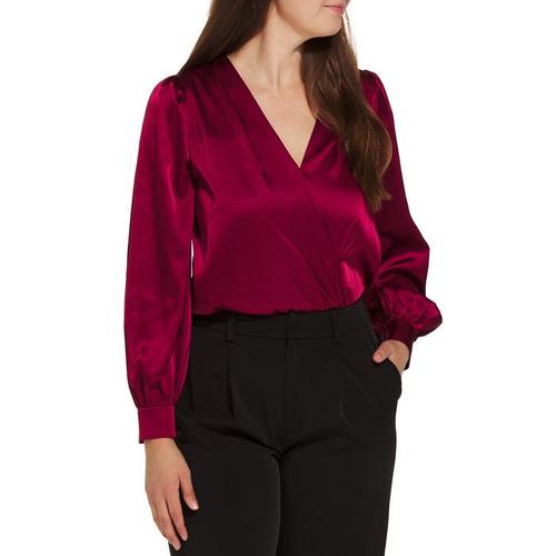 Women's DRESS FORUM Satin Bodysuit - Primary Image