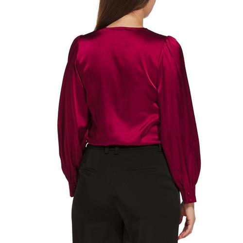 Women's DRESS FORUM Satin Bodysuit - Primary Image