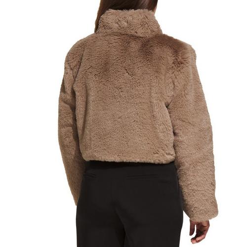 Women's DRESS FORUM Faux Fur Cropped Jacket - Primary Image