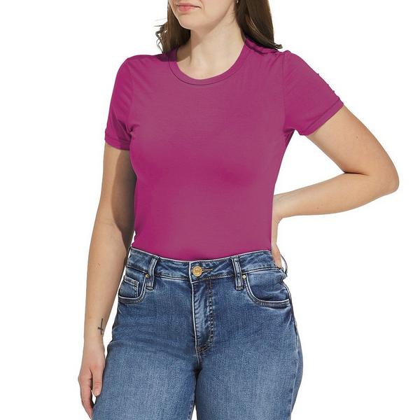 Women's 1902 and Co. Crew T-Shirt Medium Red Violet