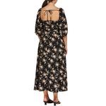 Women's DRESS FORUM Puff Sleeve Floral Sweetheart Maxi Dress - Thumbnail 3 of 3