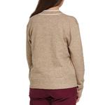 Women's DRESS FORUM Contrast V-Neck Pullover Sweater - Thumbnail 3 of 3