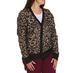 Women's DRESS FORUM Cheetah V-Neck Cardigan - Thumbnail 2 of 3