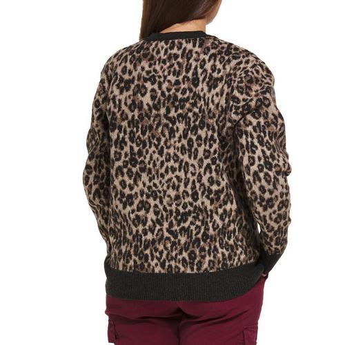 Women's DRESS FORUM Cheetah V-Neck Cardigan - Primary Image