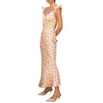 Women's DRESS FORUM Rosewater Reverie Flutter Shoulder Maxi Dress - Thumbnail 2 of 4
