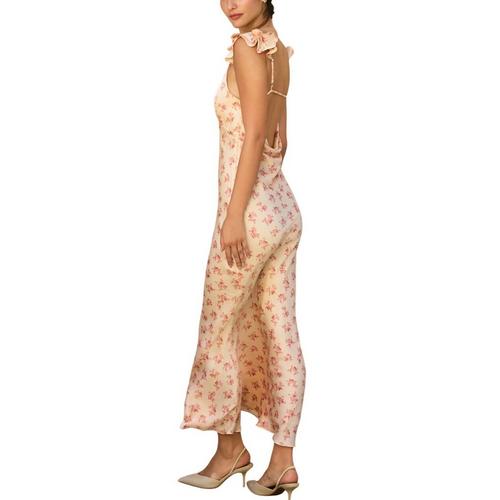 Women's DRESS FORUM Rosewater Reverie Flutter Shoulder Maxi Dress - Primary Image