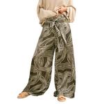 Women's DRESS FORUM Monochrome Motion Looped Belt Pants - Thumbnail 1 of 3