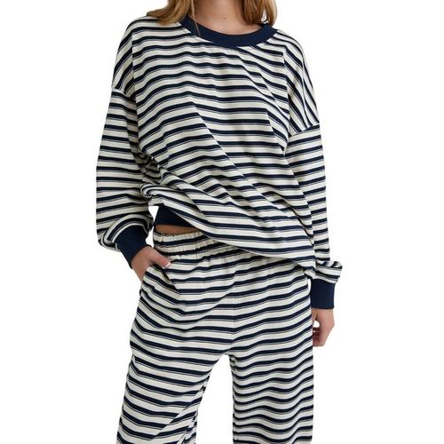 Women's Le Lis Stripe Lounge Pajama Set - Primary Image
