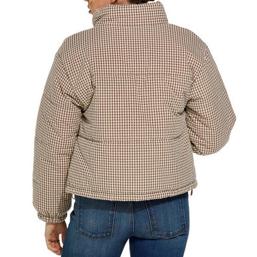 Women's Le Lis Gingham Puffer Jacket - Primary Image