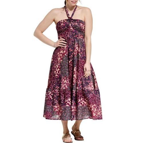 chinese dress ladies Dress Forum Black Size Small Mirage Lace Trim Tiered Maxi Dress S main image 0
