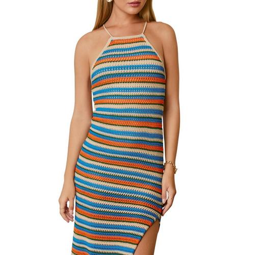 Women's DRESS FORUM Sun Child Halter Midi Dress - Primary Image