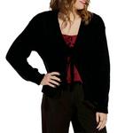 Women's Le Lis Tie Front V-Neck Cardigan - Thumbnail 2 of 3