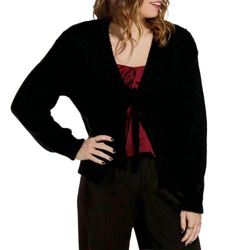 Women's Le Lis Tie Front V-Neck Cardigan - Primary Image