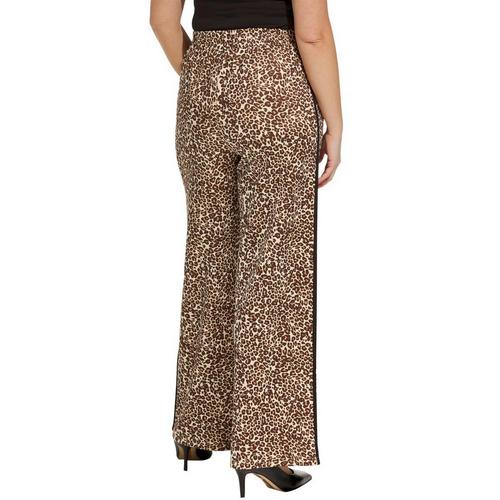 Women's Le Lis Animal Print Wide Leg Pants - Primary Image