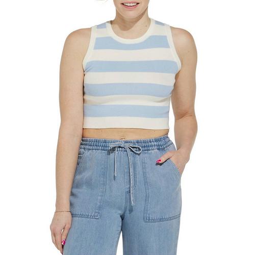 Women's Double Zero Striped Knit Tank Top - Primary Image