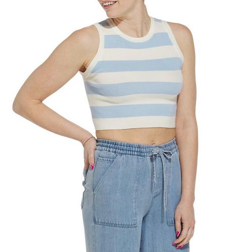 Women's Double Zero Striped Knit Tank Top - Primary Image
